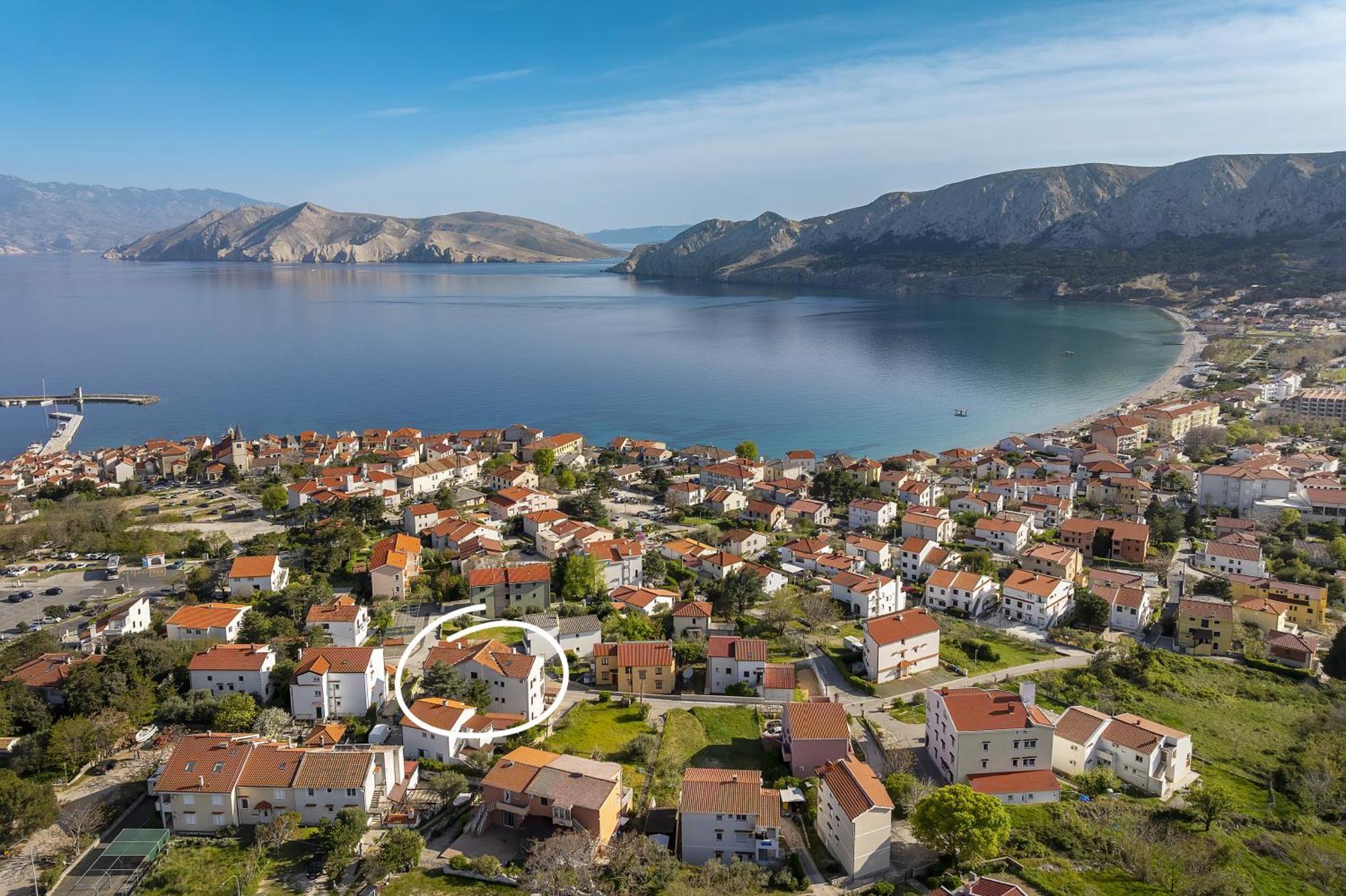 Apartments Vladan With Terrace Baška Eksteriør bilde